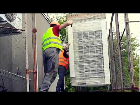 Монтаж від доставки до пусконалагодження. Коротко показуємо основні етапи монтажу: доставка матеріалів, монтаж обладнання та повітропроводів, пусконалагоджувальні роботи.